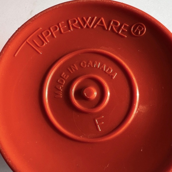 Lot of 7 Tupperware 6 oz Plastic Glasses Tumblers Fall Earth Colours Vintage - Picture 4 of 4